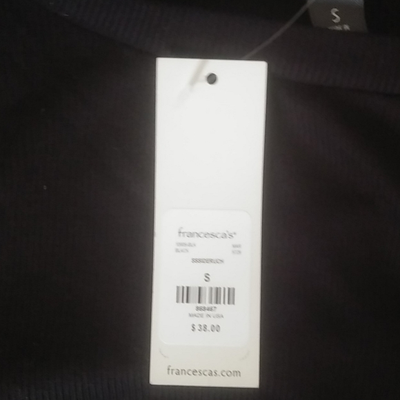 NWT Francescas ruched ribbed dress - Picture 4 of 4